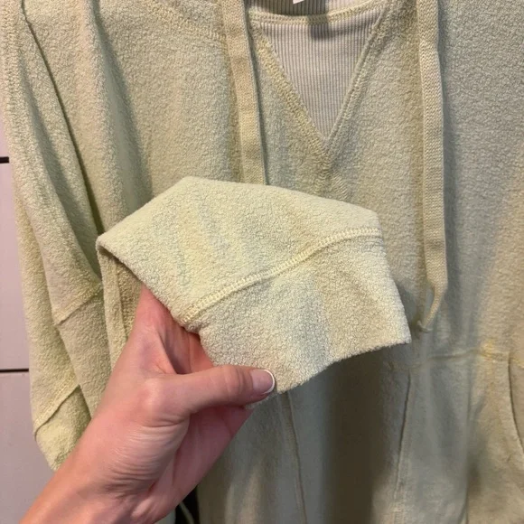 Free People Movement Terry Cloth Green Sweatshirt - Picture 5 of 7